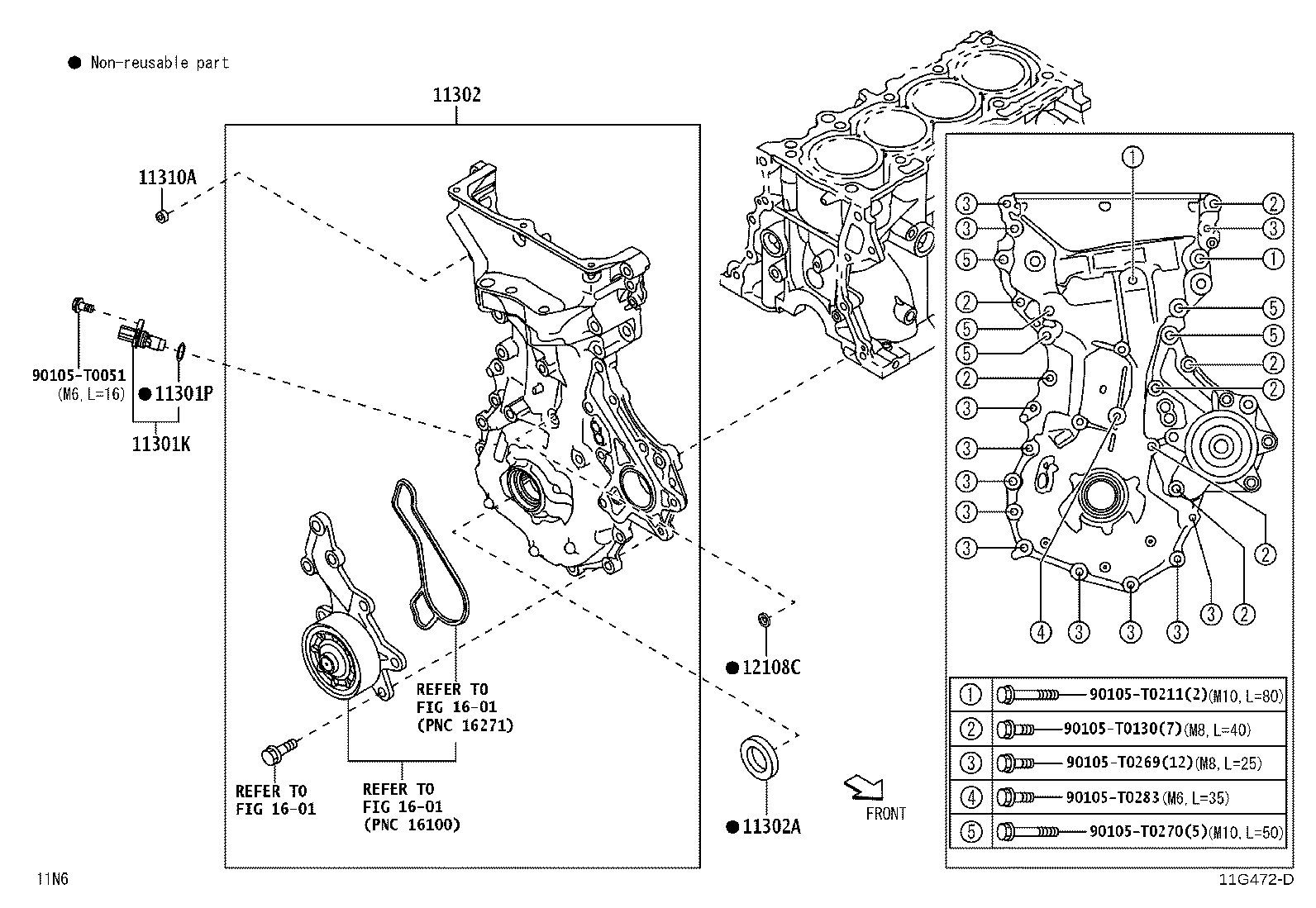 Exploded illustration 11G472D