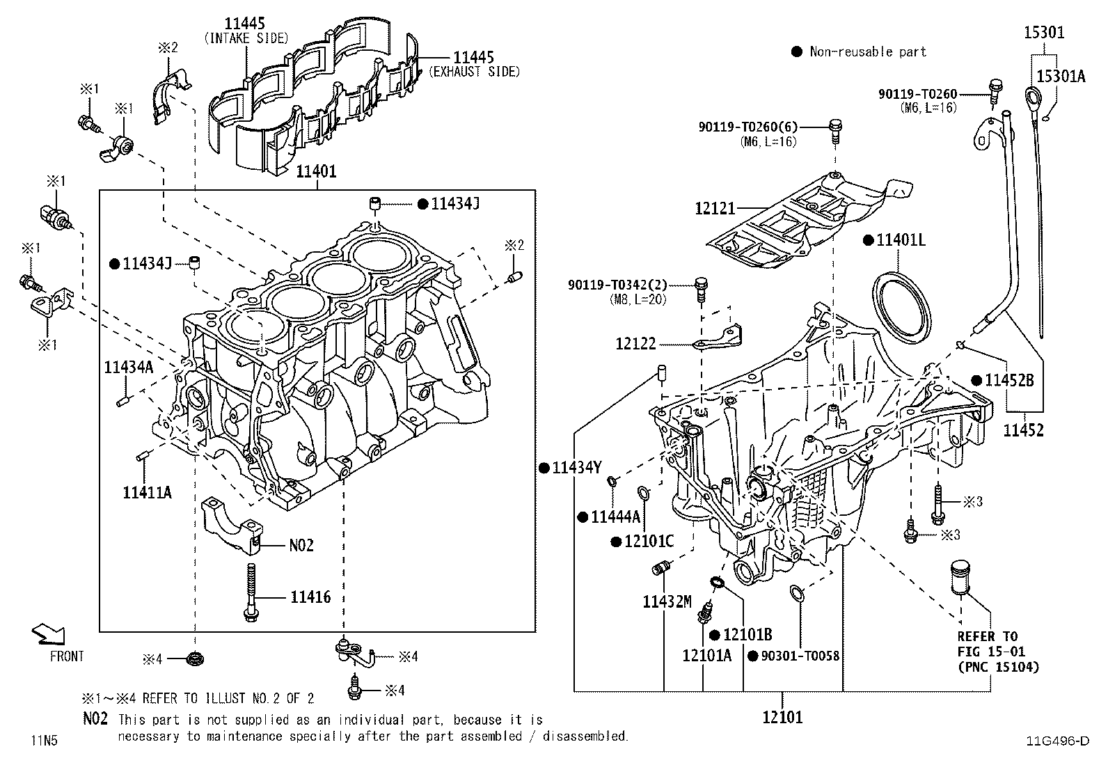 Exploded illustration 11G496D