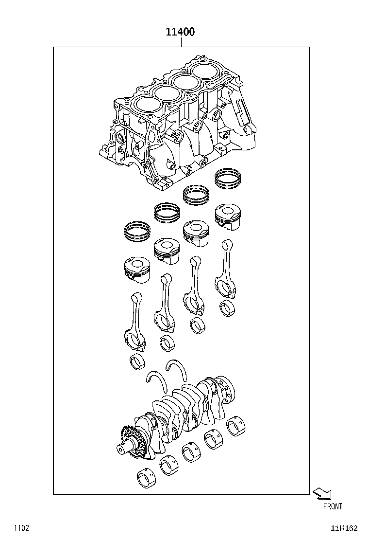 Exploded illustration 11H162