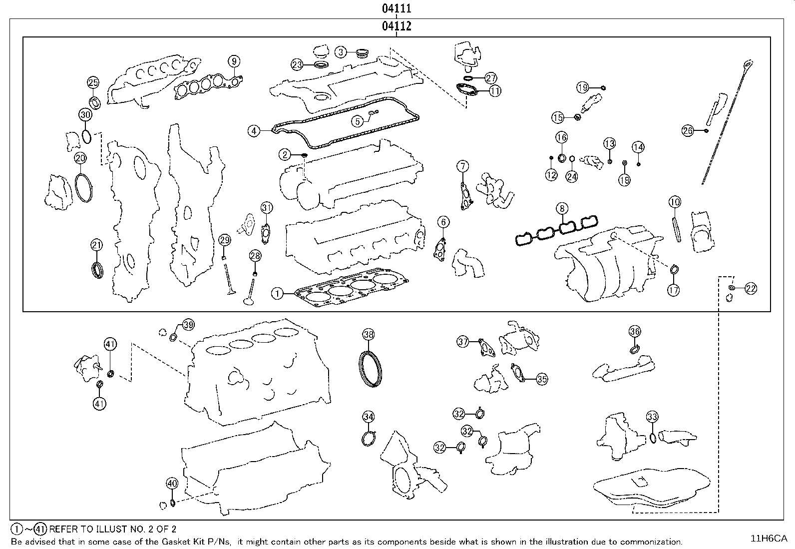 Exploded illustration 11H6CA