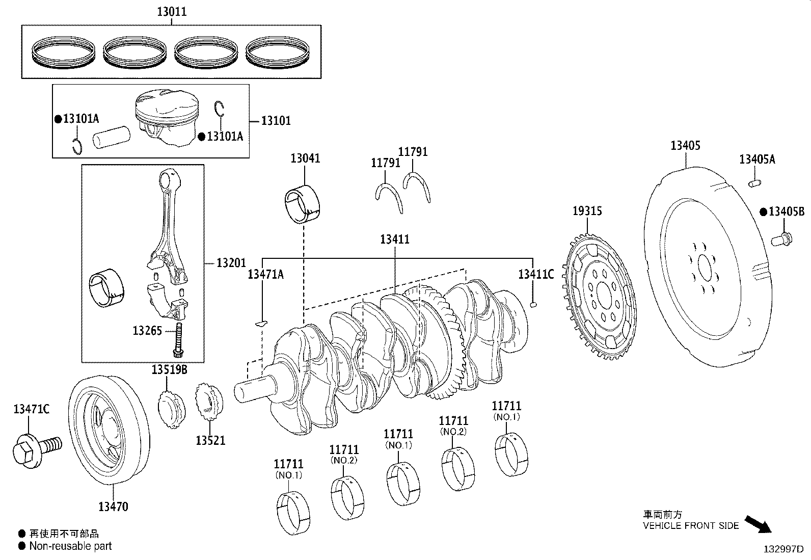Exploded illustration 132997D