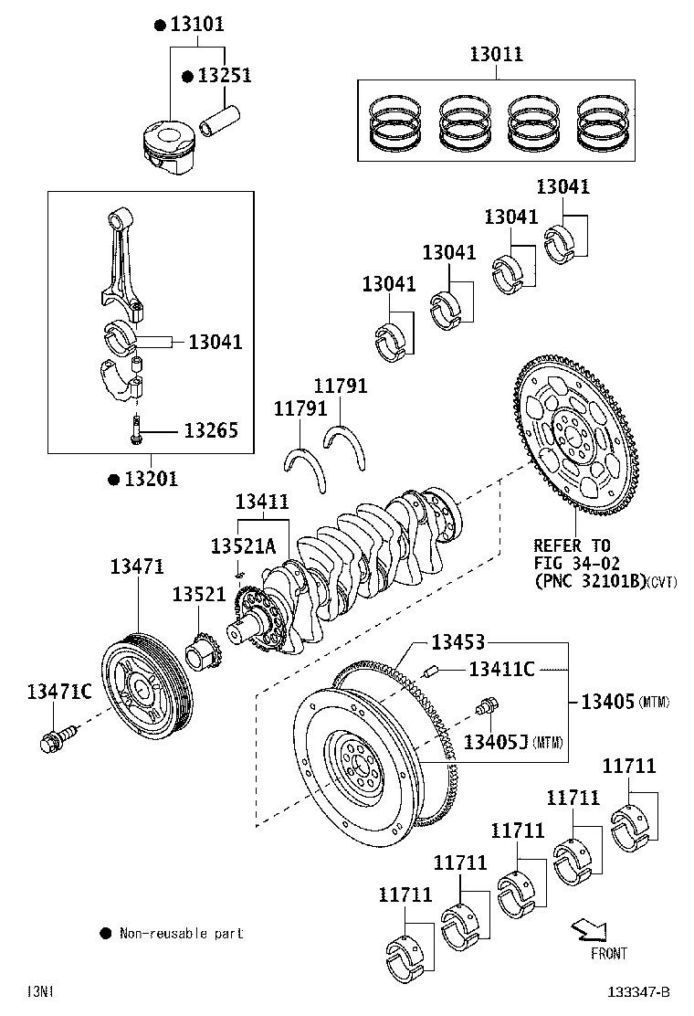 Exploded illustration 133347B