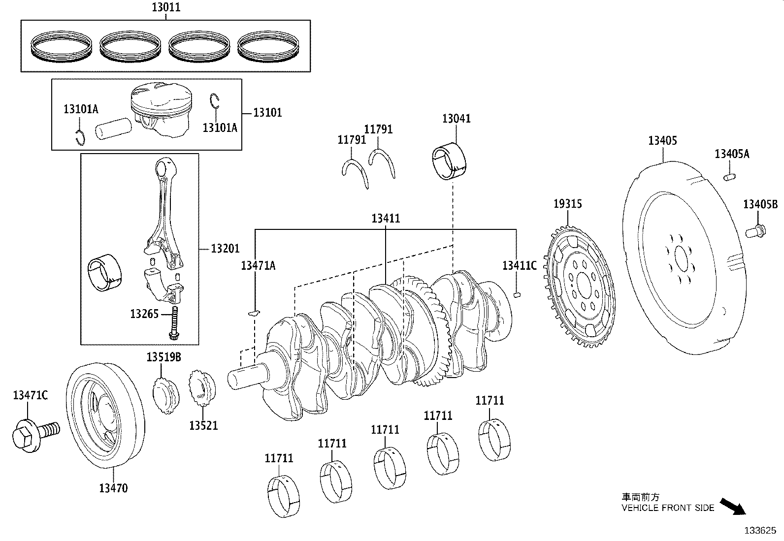 Exploded illustration 133625