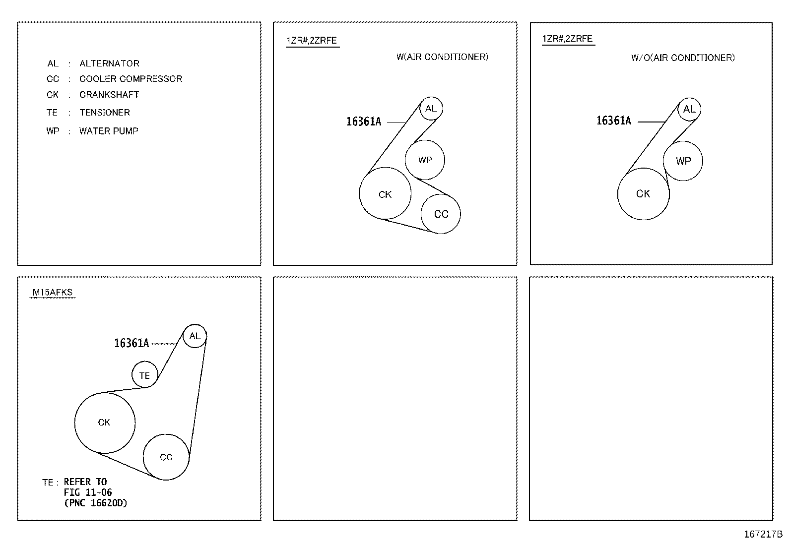 Exploded illustration 167217B