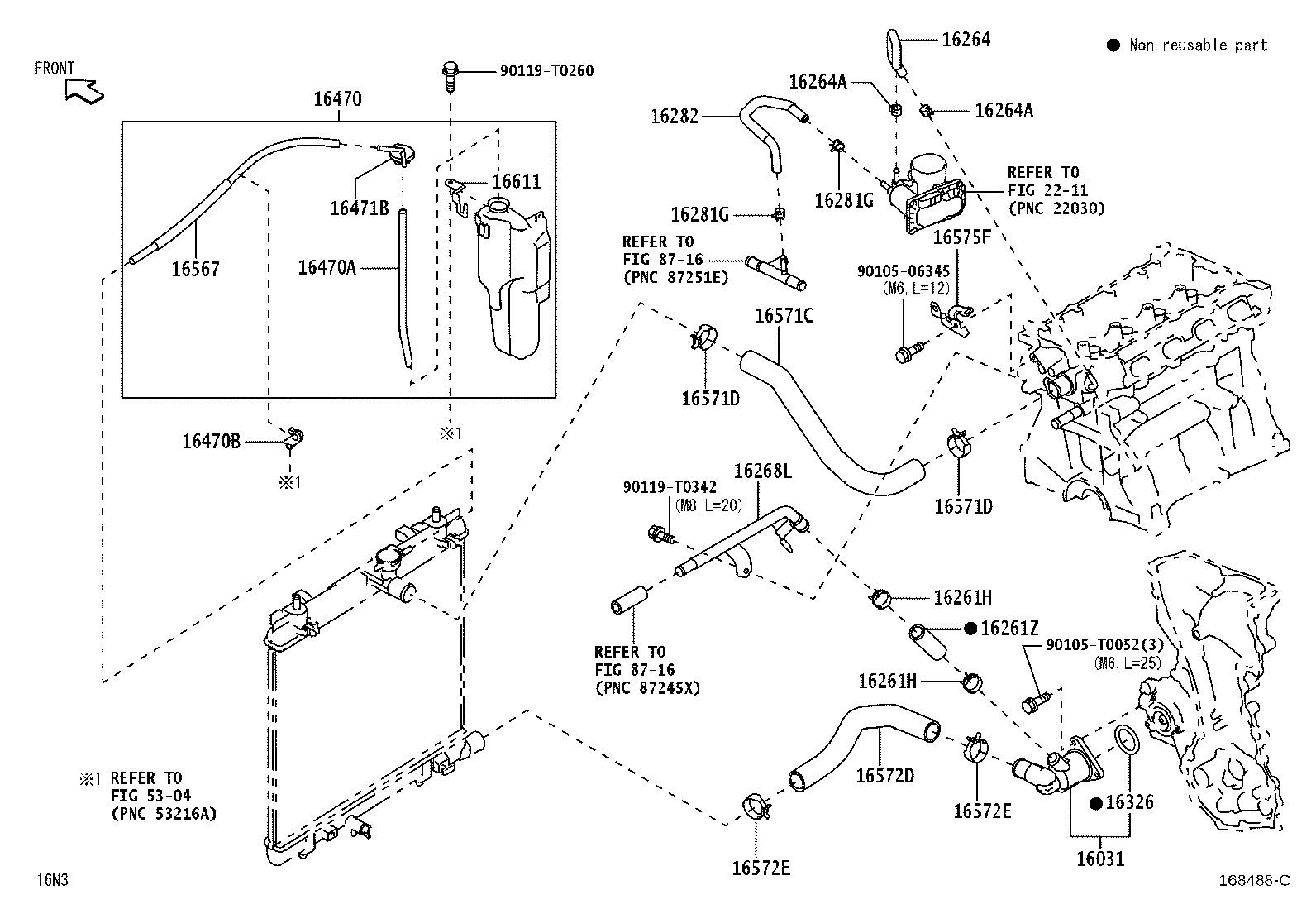 Exploded illustration 168488C
