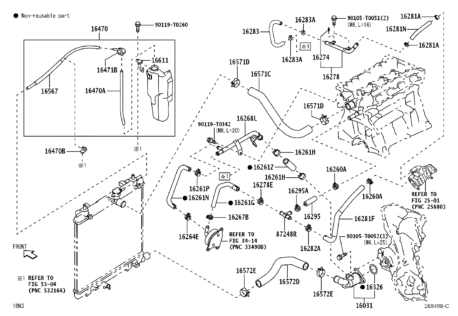 Exploded illustration 168489C