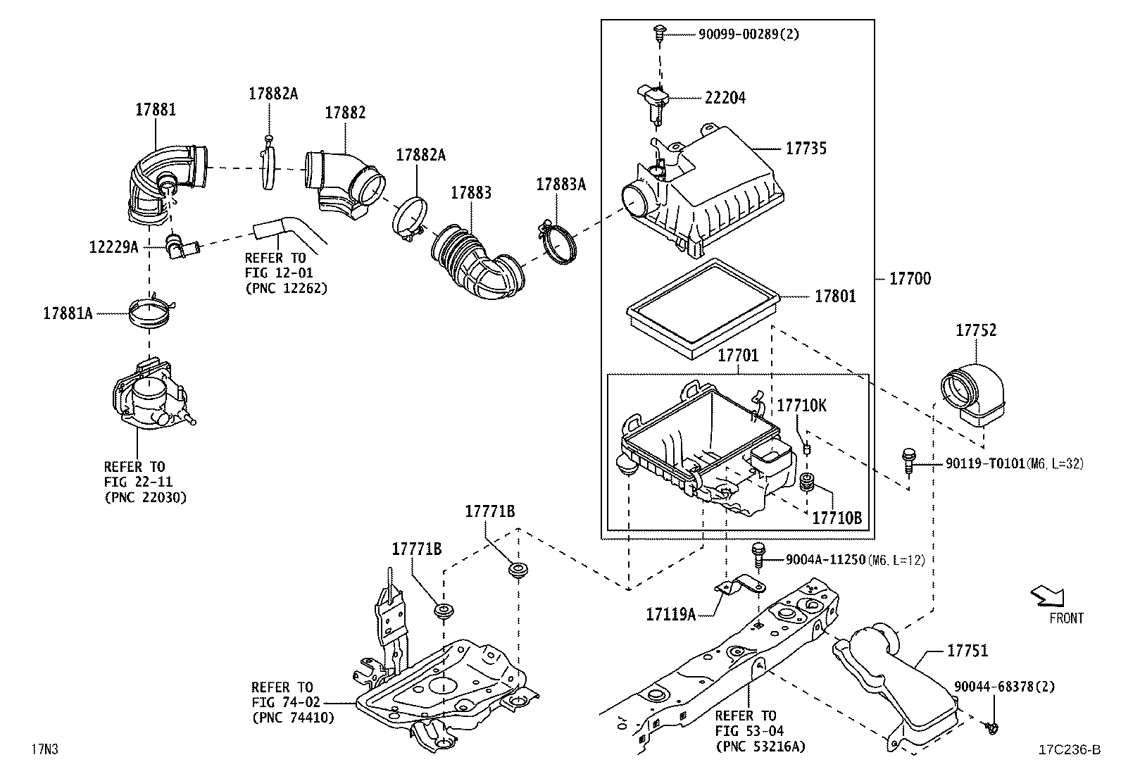 Exploded illustration 17C236B