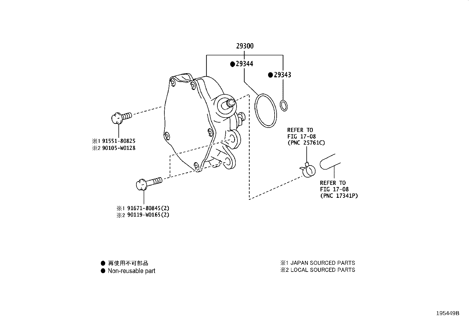 Exploded illustration 195449B