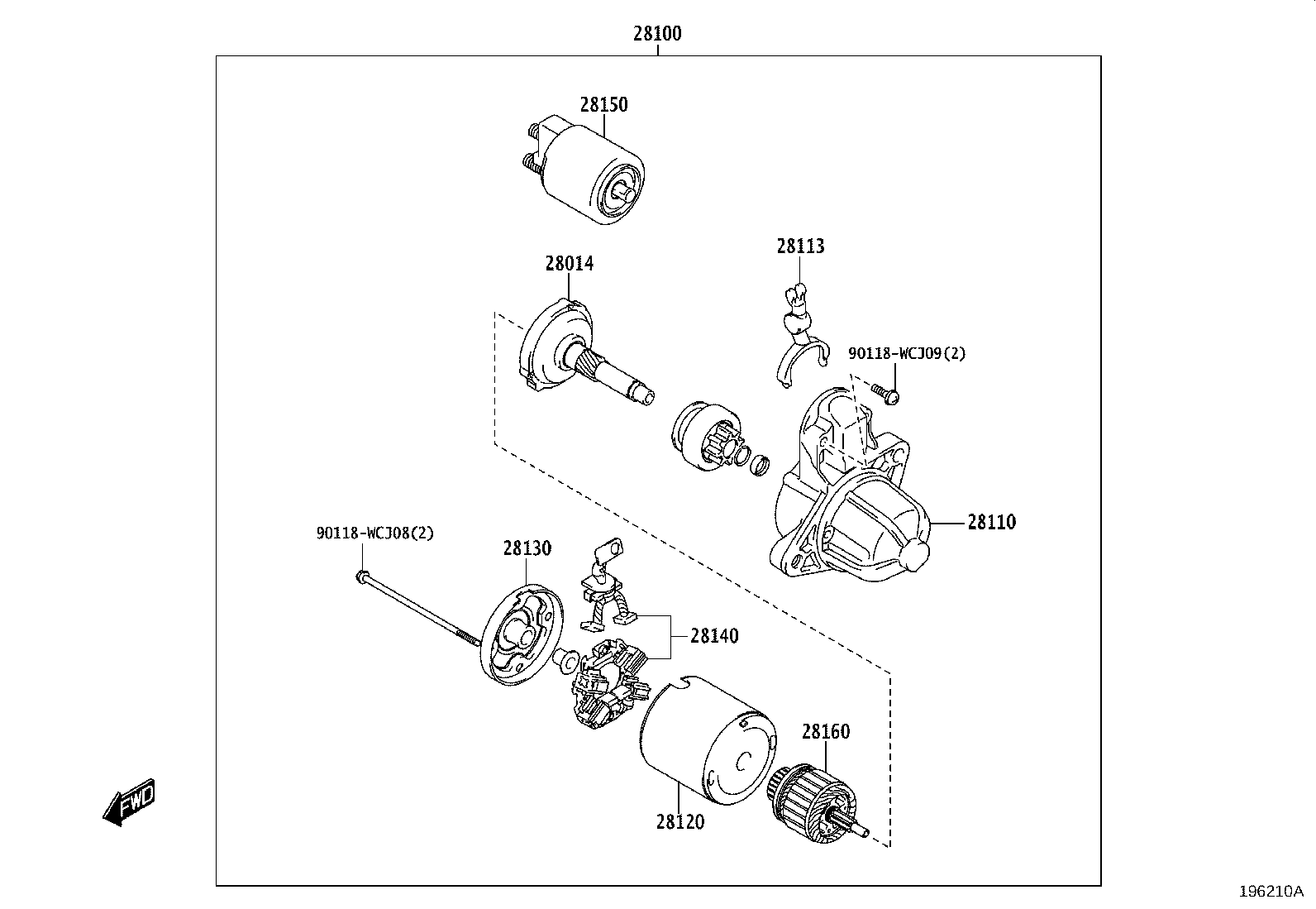 Exploded illustration 196210A