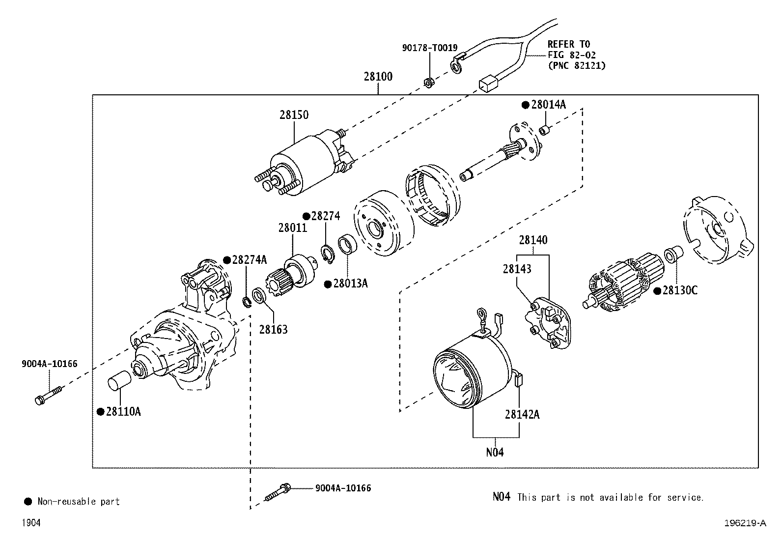 Exploded illustration 196219A
