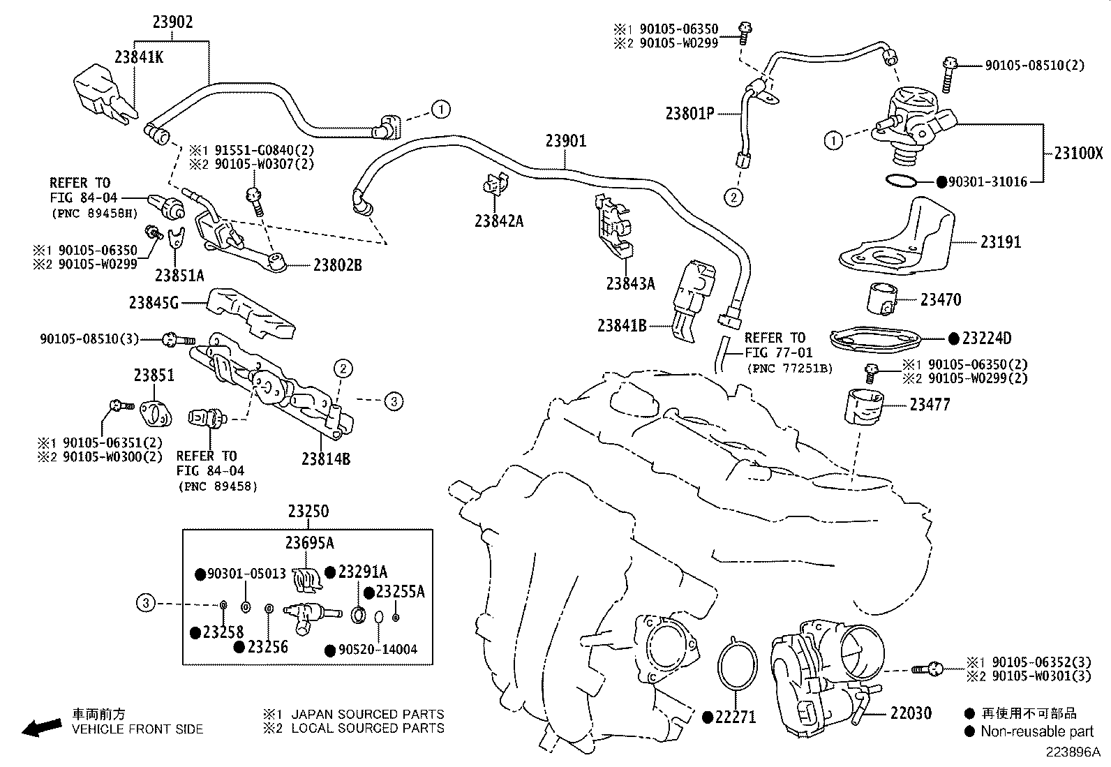Exploded illustration 223896A