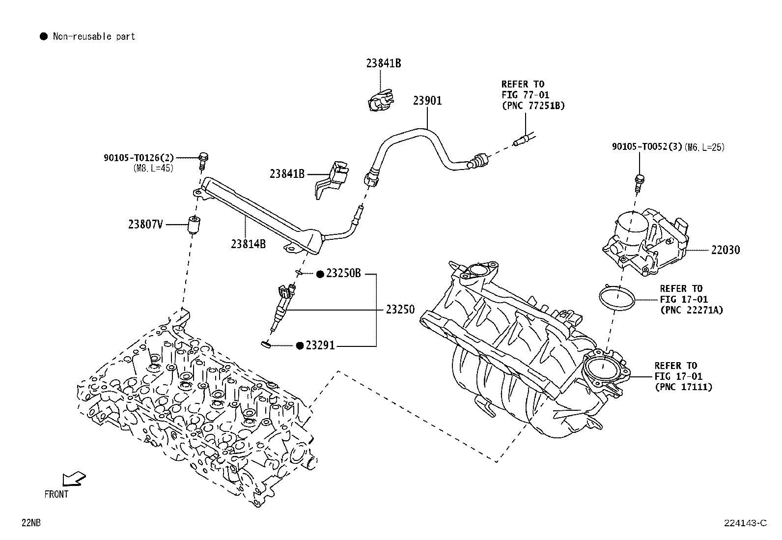 Exploded illustration 224143C