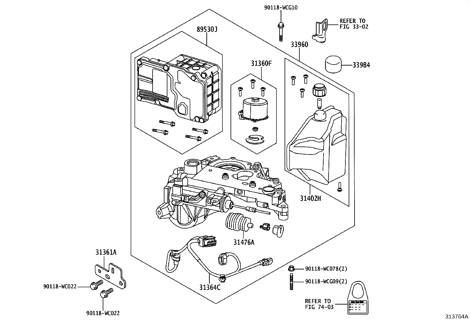 Exploded illustration 313764A