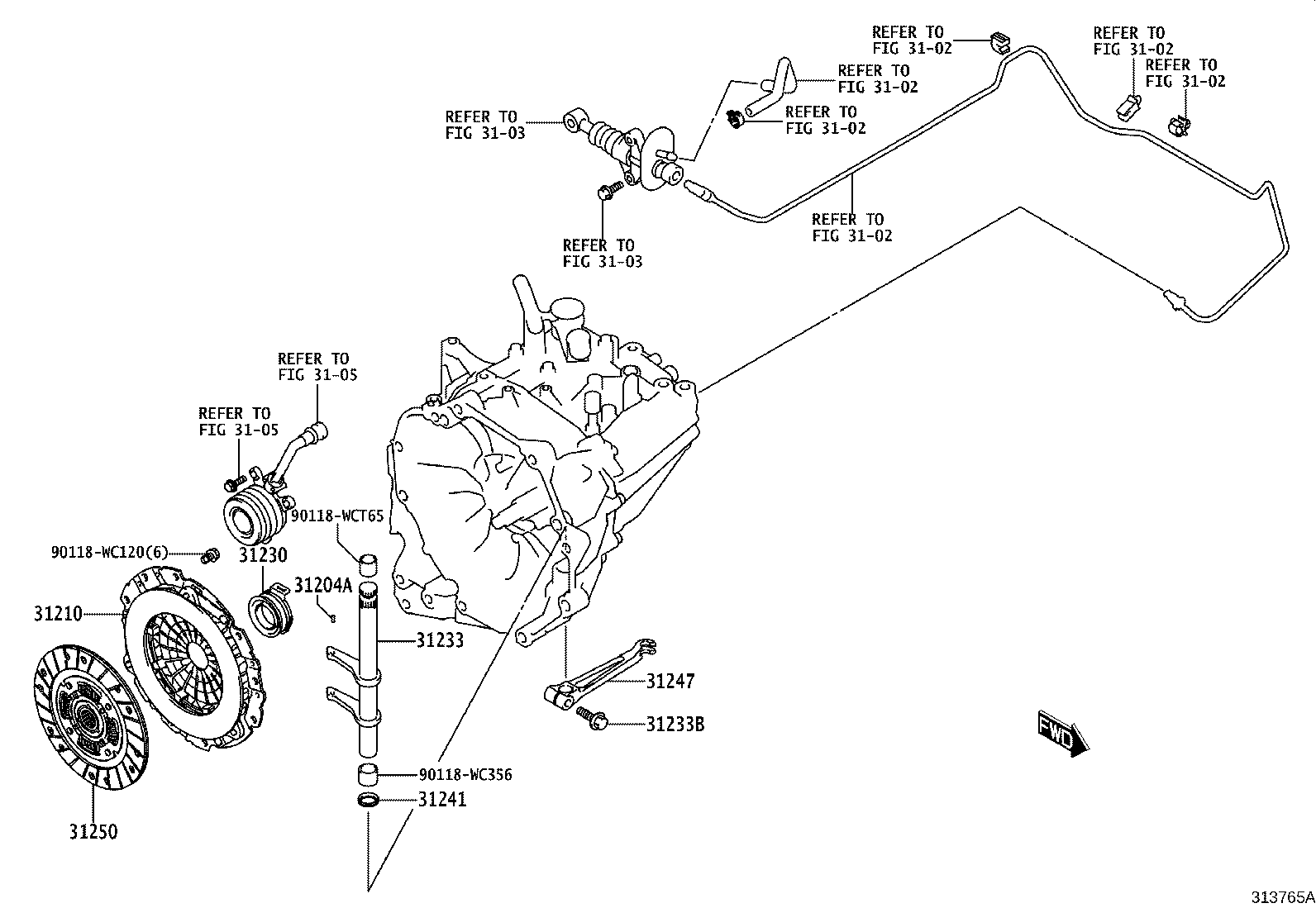 Exploded illustration 313765A