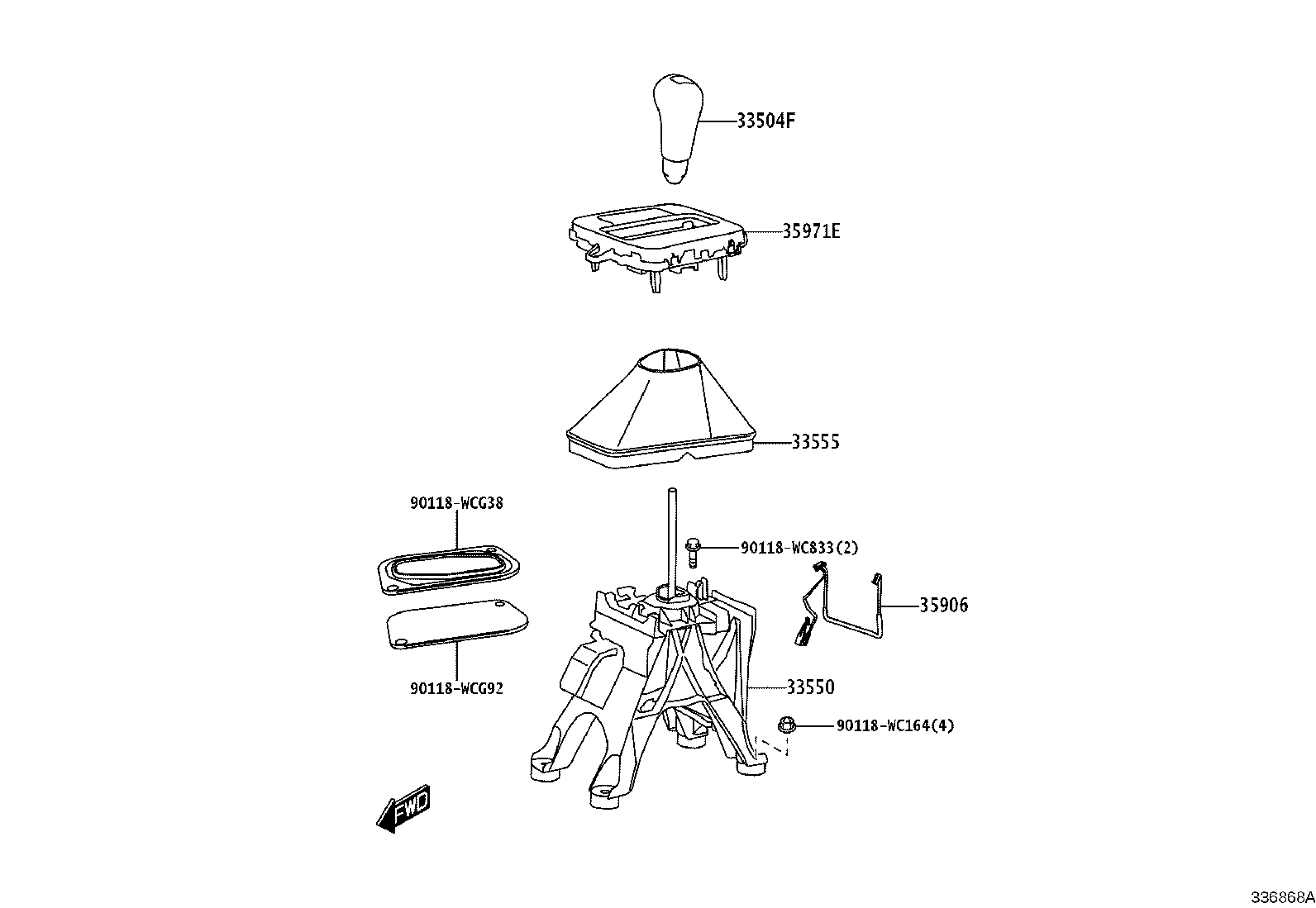 Exploded illustration 336868A
