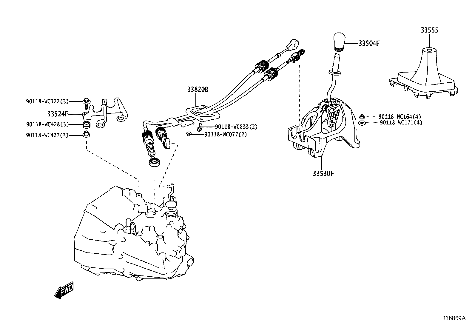 Exploded illustration 336869A