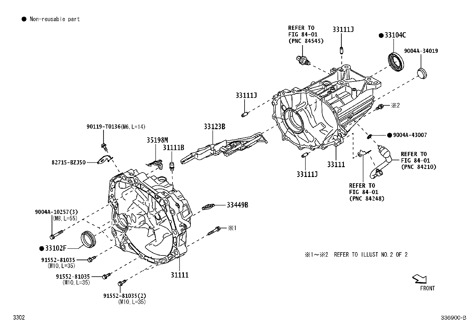 Exploded illustration 336900B
