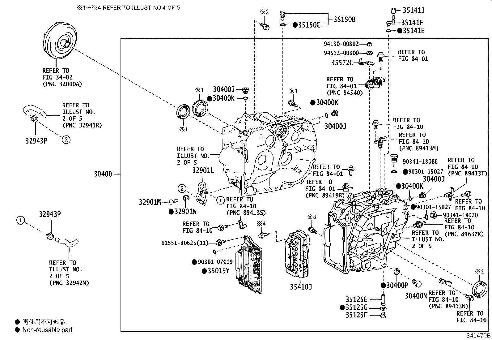 Exploded illustration 341470B