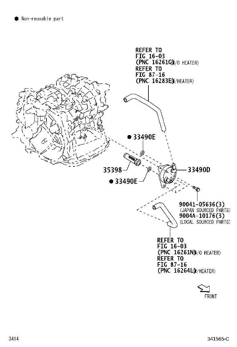 Exploded illustration 341565C