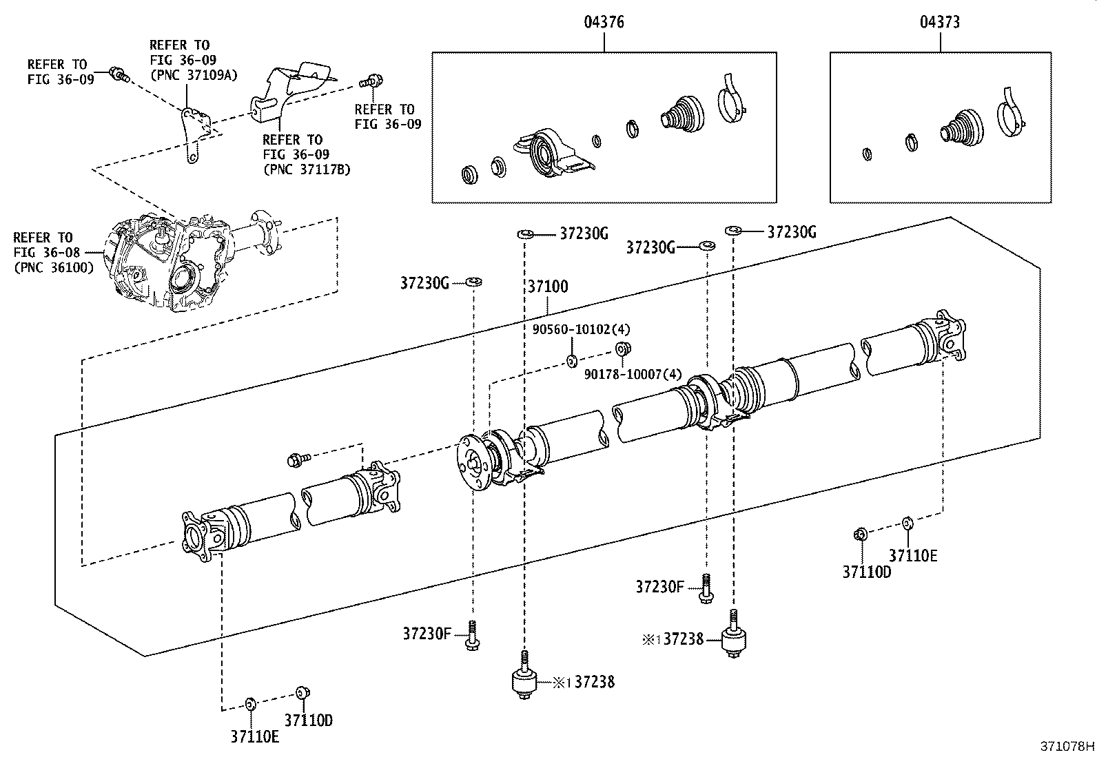 Exploded illustration 371078H