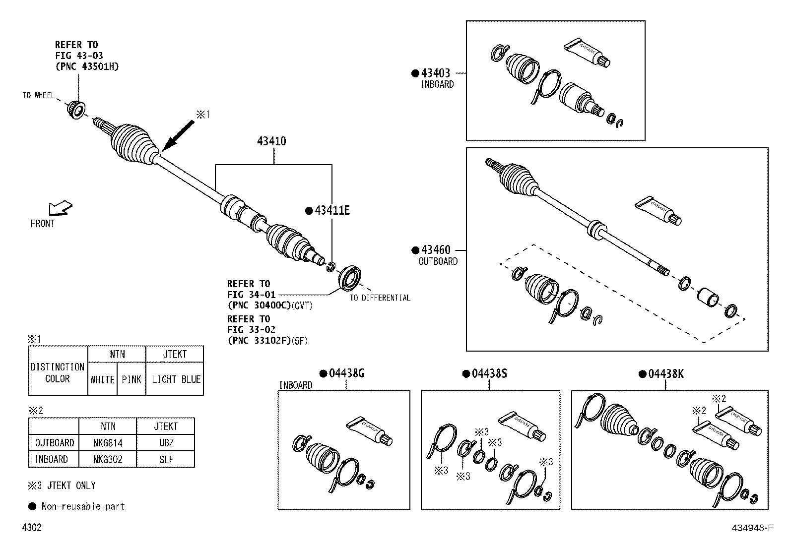 Exploded illustration 434948F