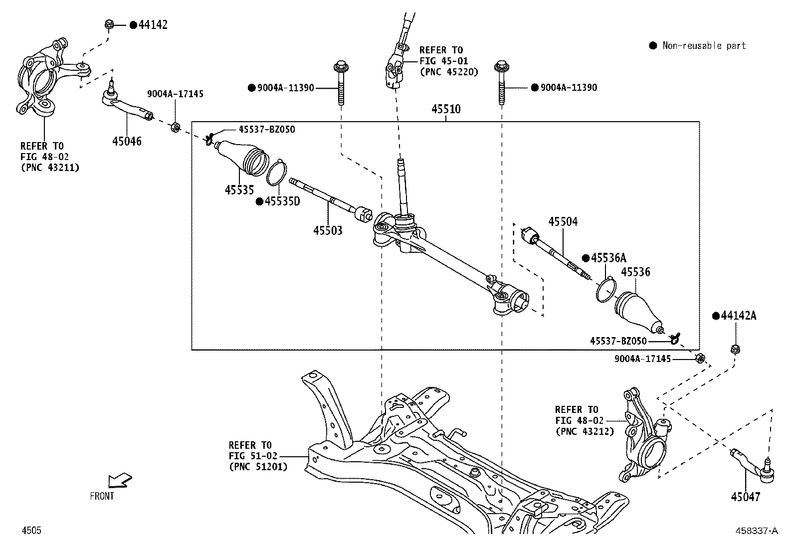 Exploded illustration 458337A