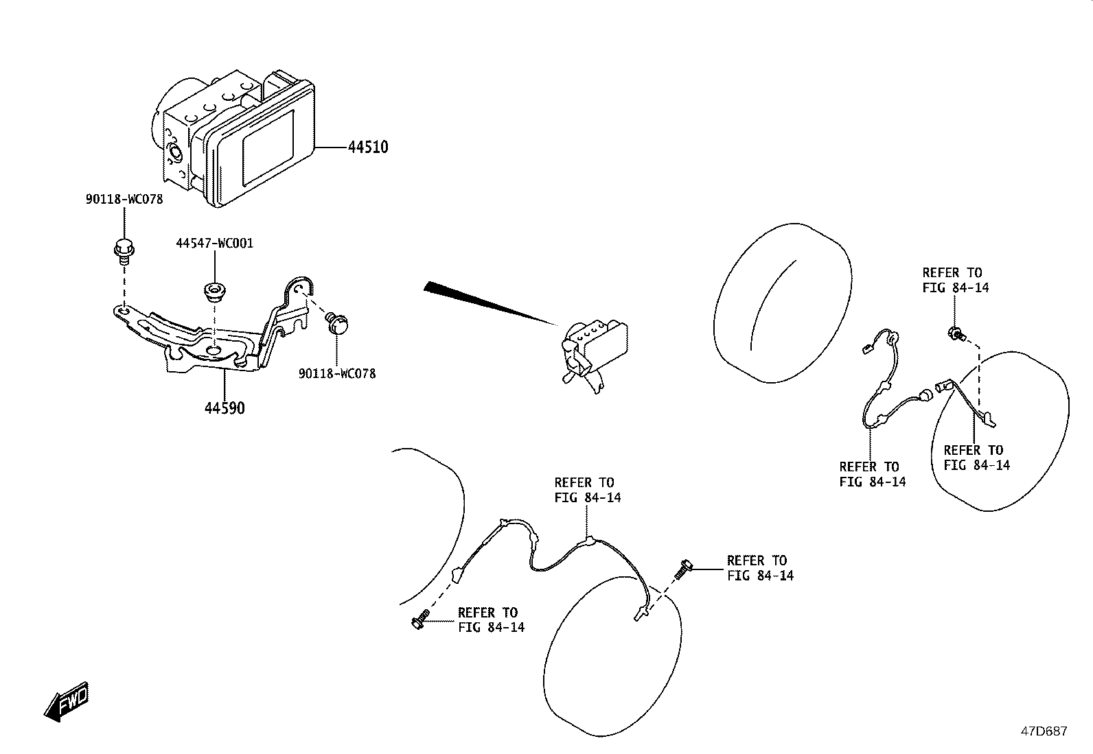 Exploded illustration 47D687