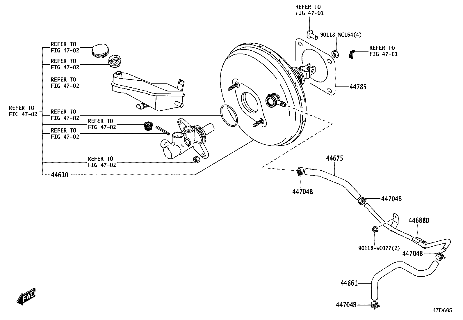 Exploded illustration 47D695