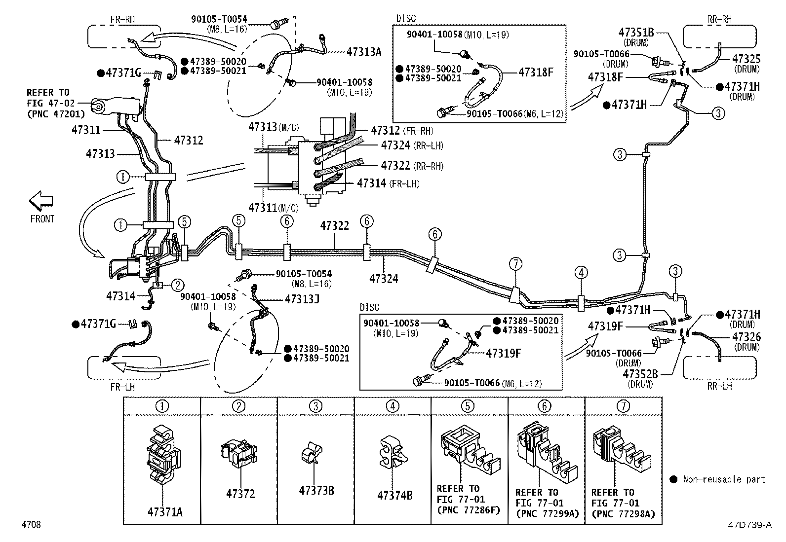 Exploded illustration 47D739A