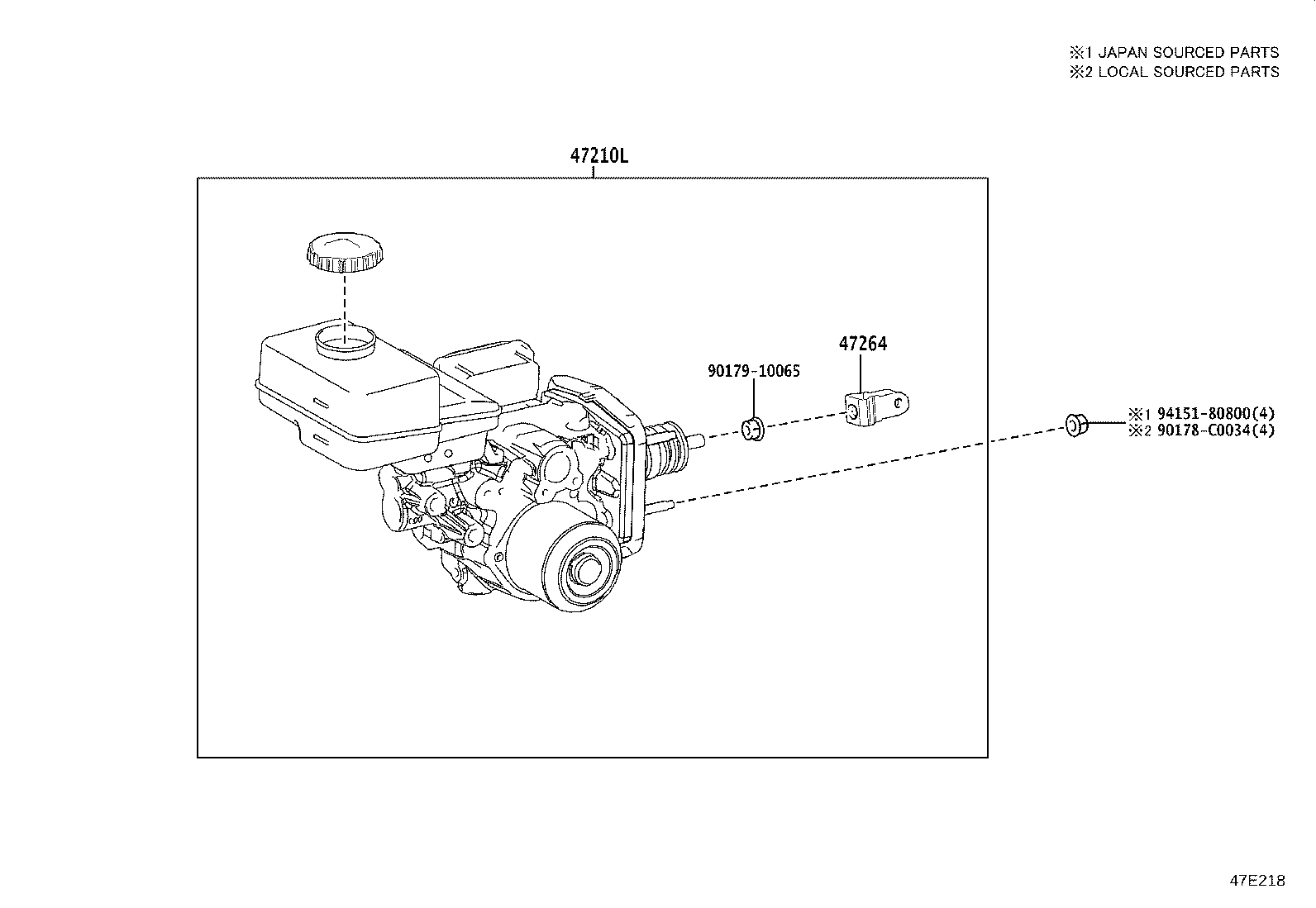 Exploded illustration 47E218
