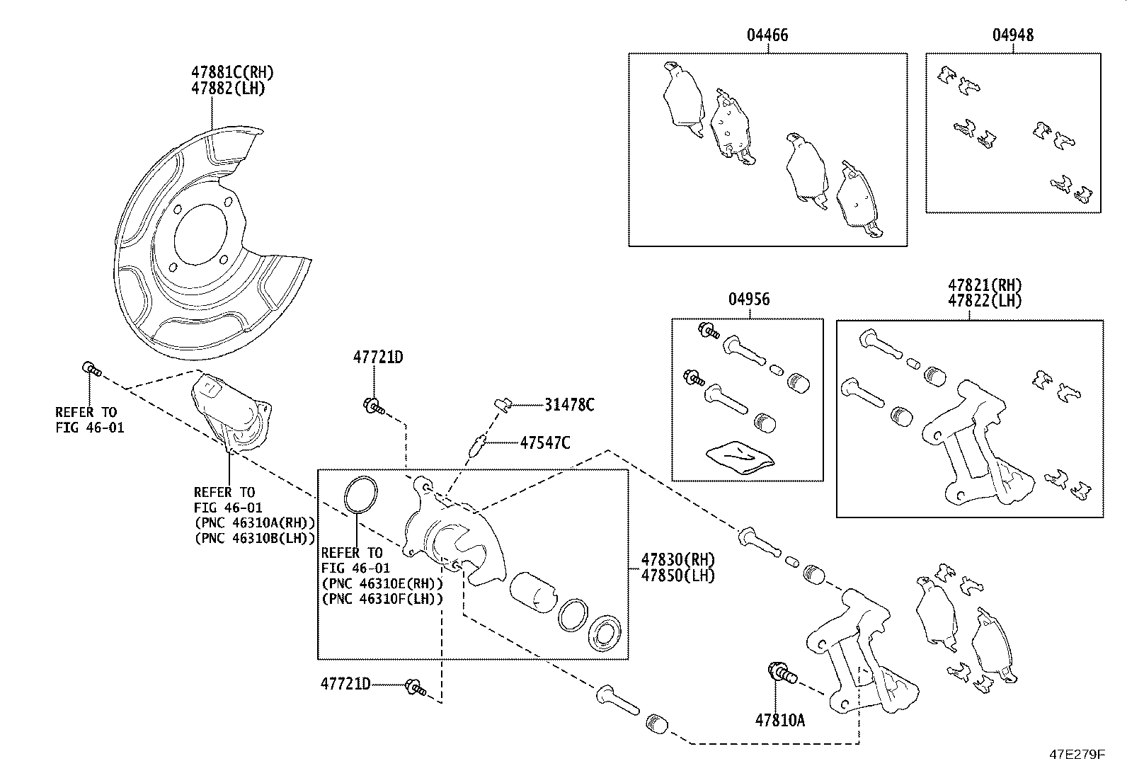 Exploded illustration 47E279F