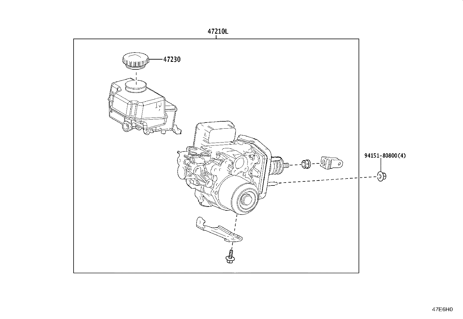 Exploded illustration 47E6H0