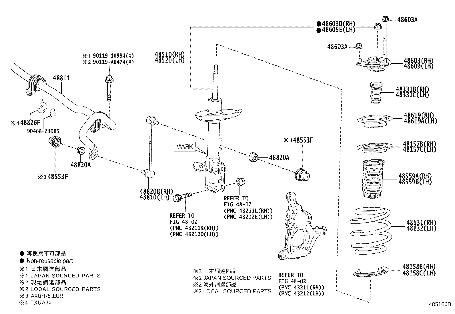 Exploded illustration 485166B