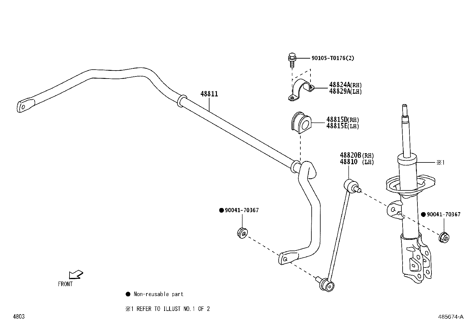 Exploded illustration 485674A