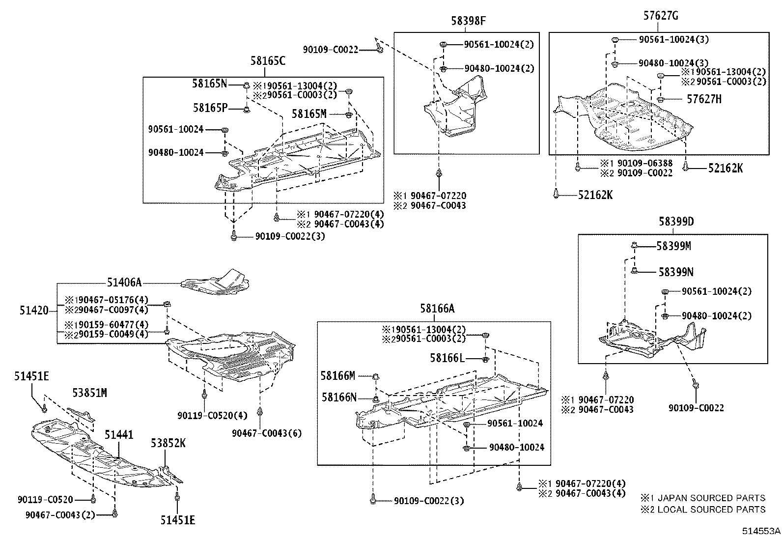 Exploded illustration 514553A