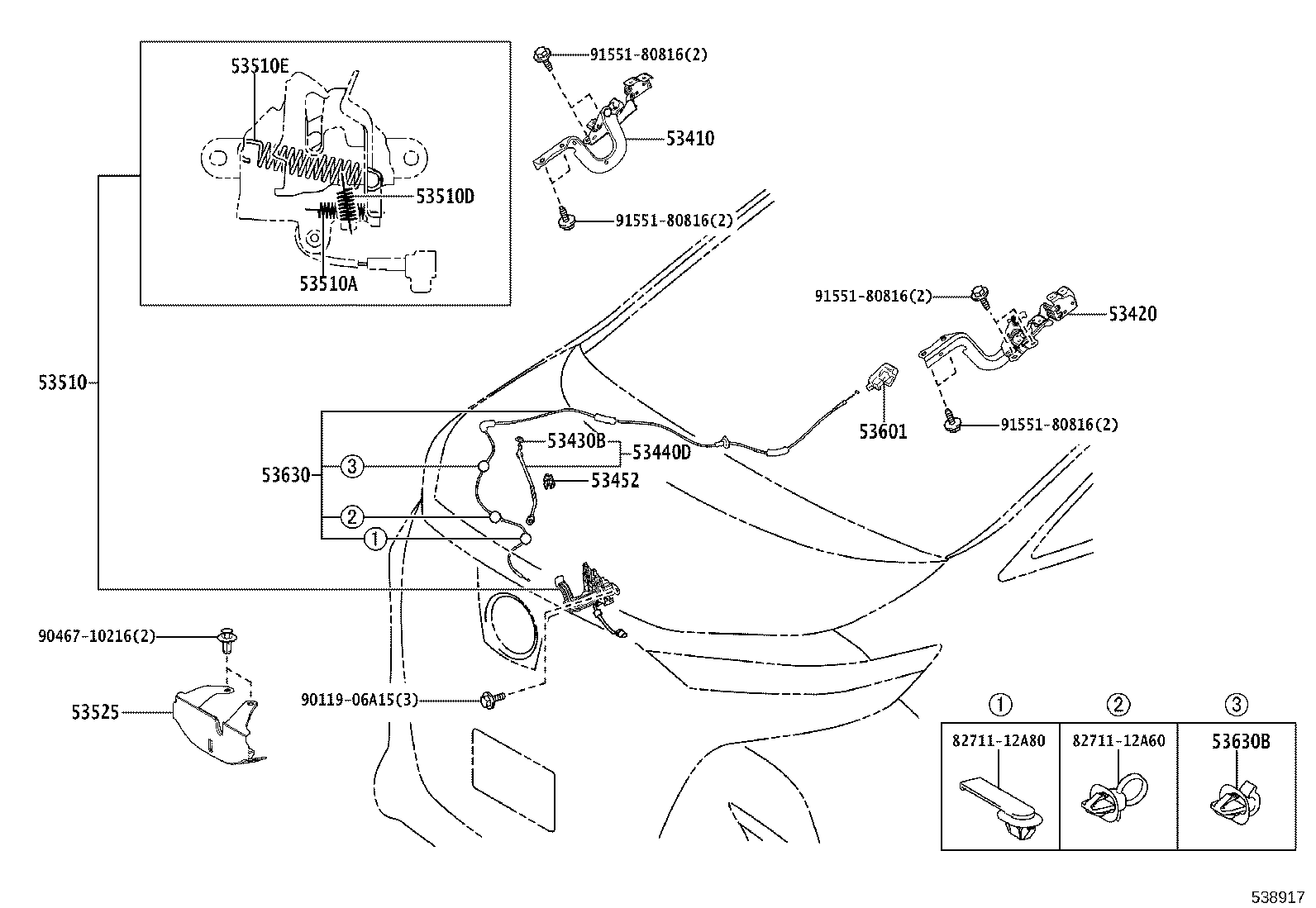 Exploded illustration 538917A