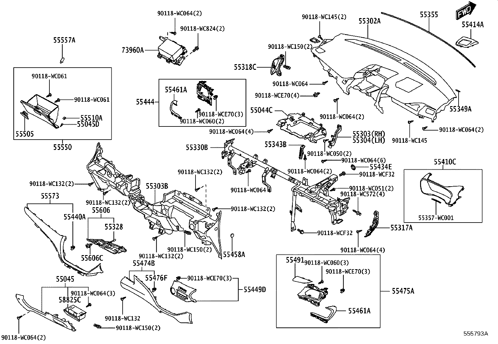 Exploded illustration 555793A
