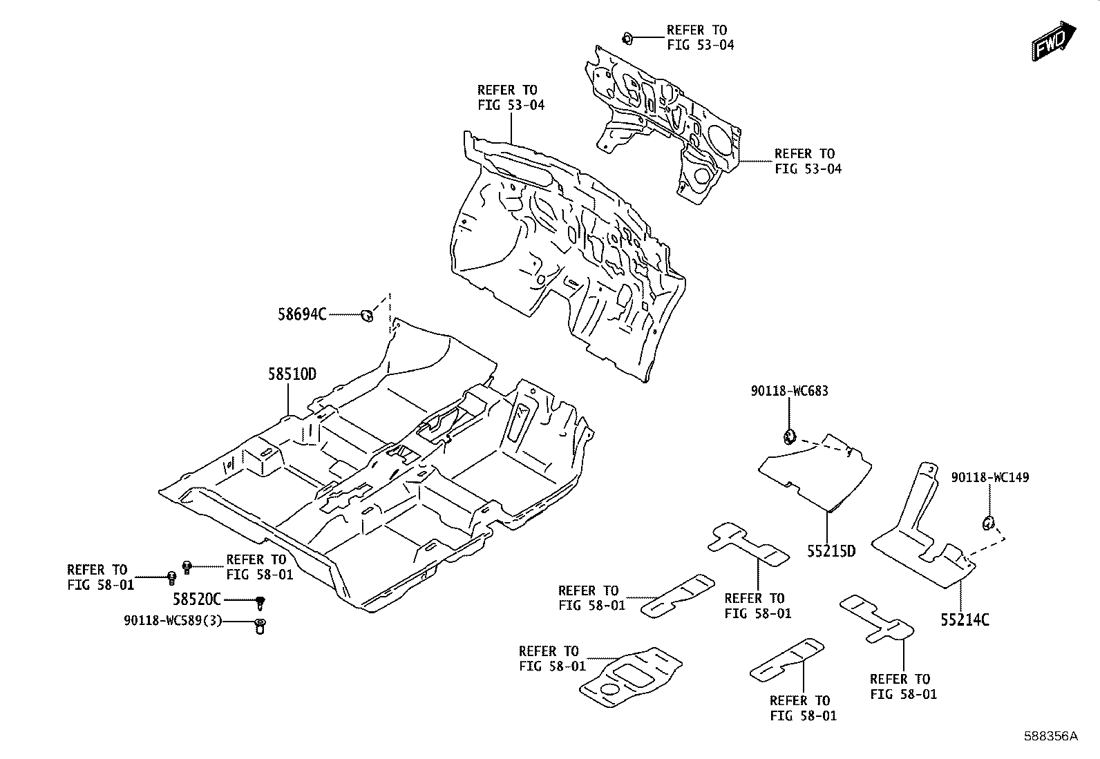 Exploded illustration 588356A
