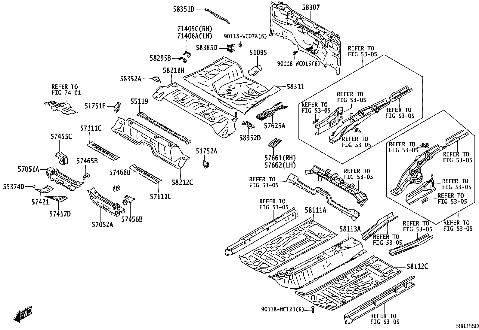 Exploded illustration 588385D