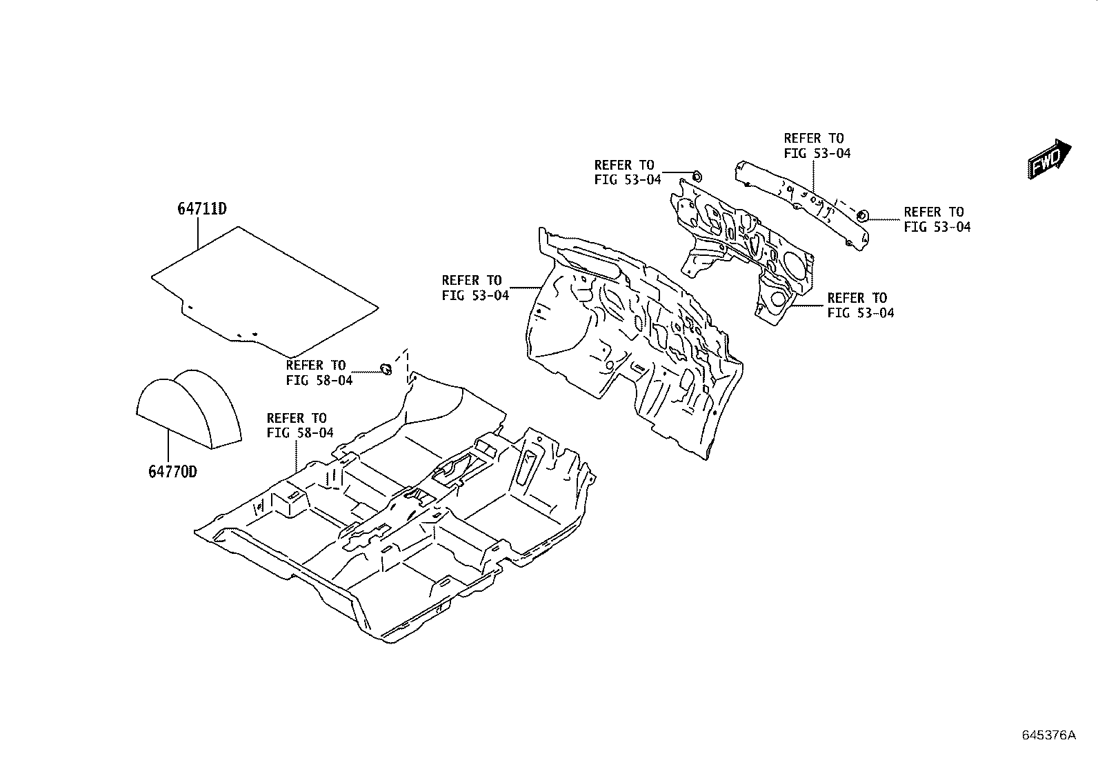 Exploded illustration 645376A