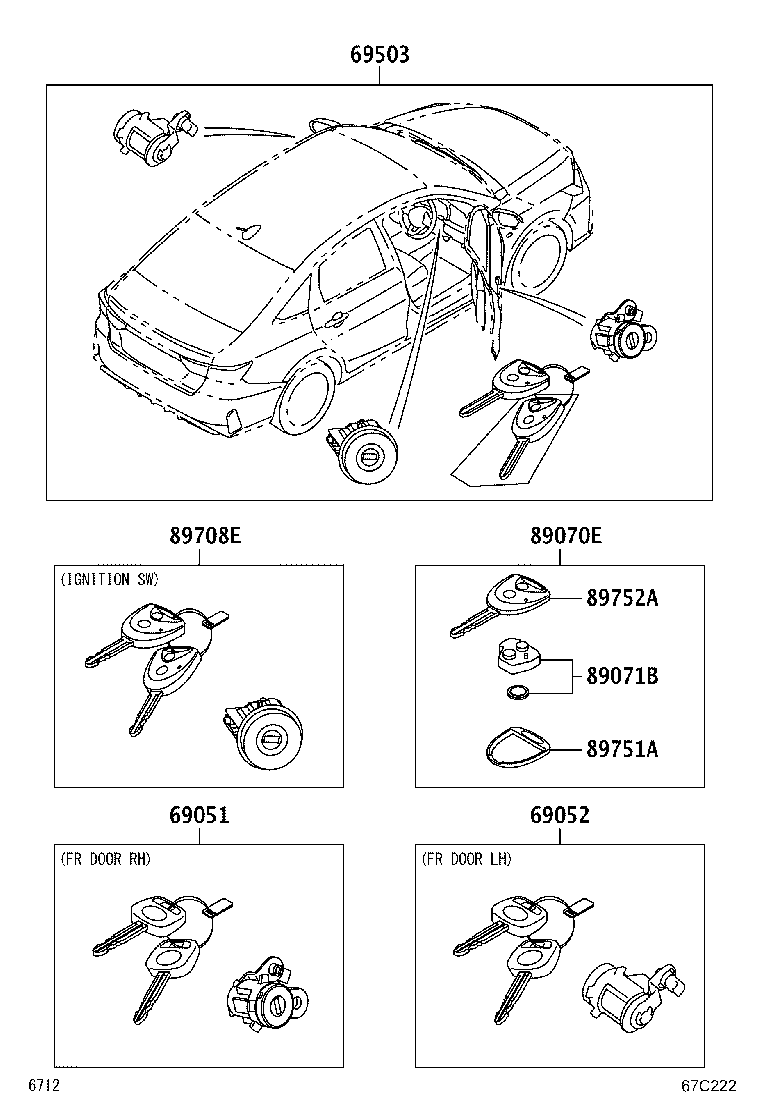 Exploded illustration 67C222