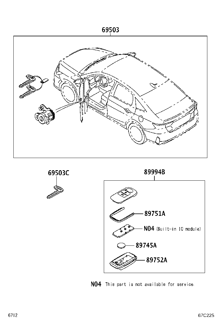 Exploded illustration 67C225
