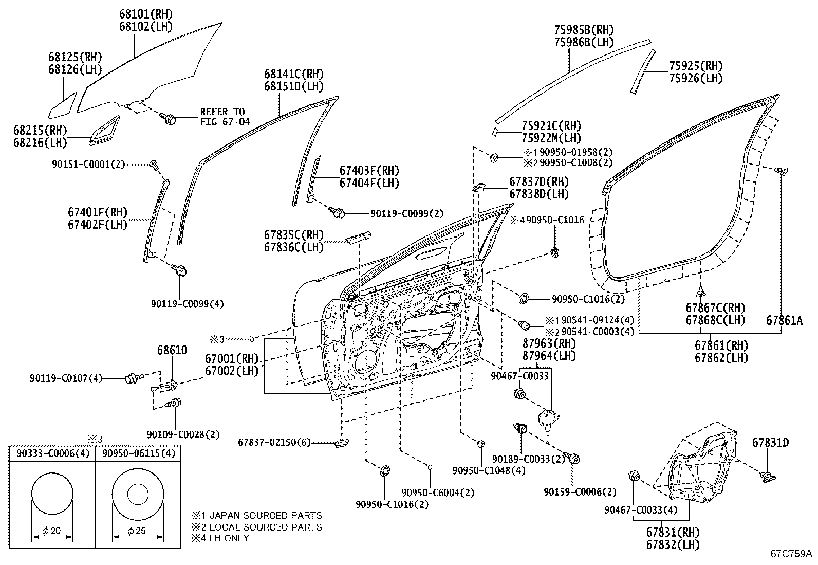 Exploded illustration 67C759A