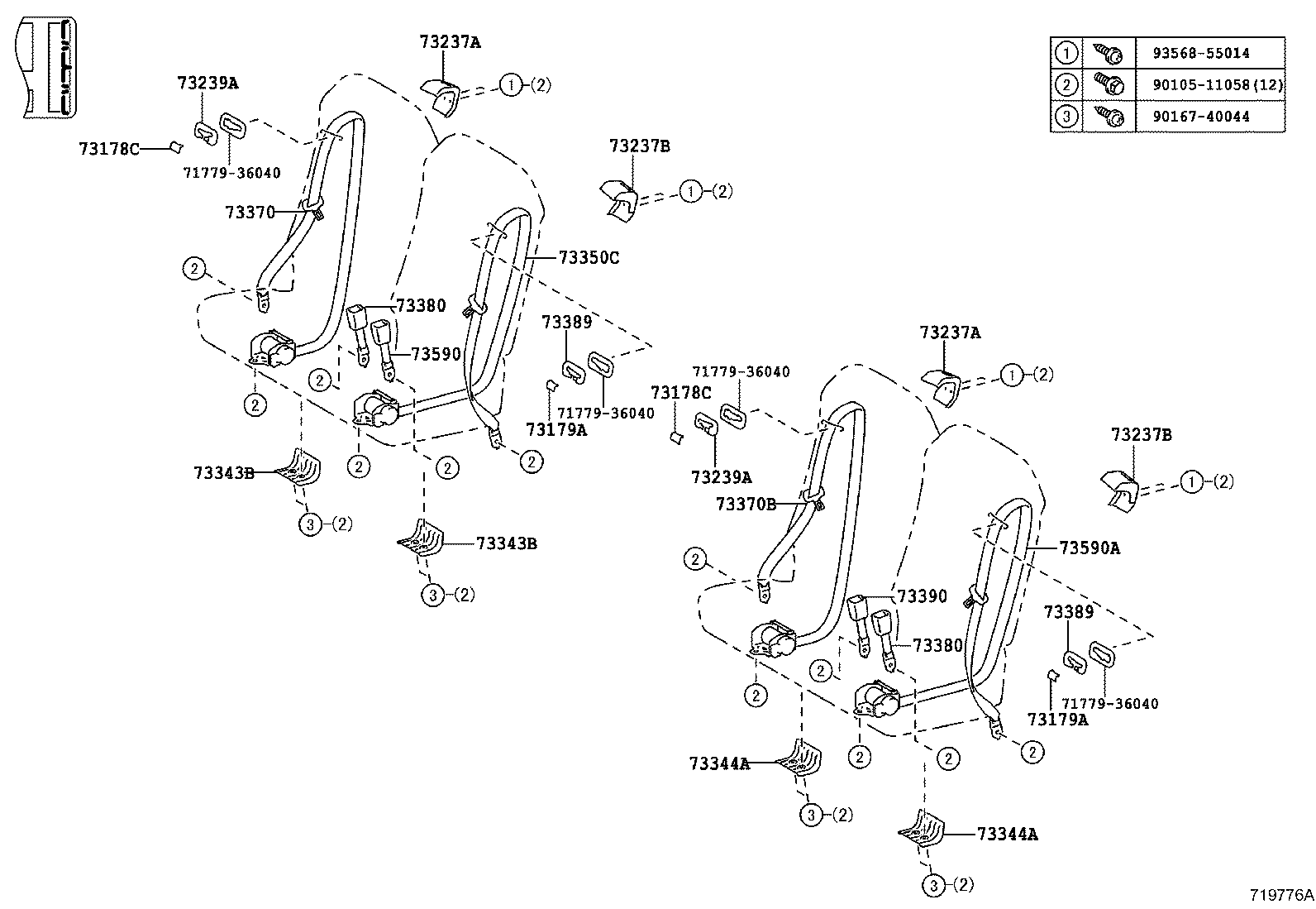 Exploded illustration 719776A