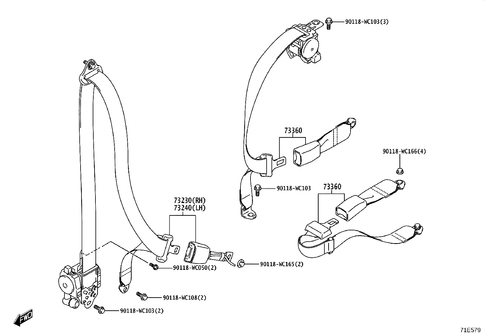Exploded illustration 71E579