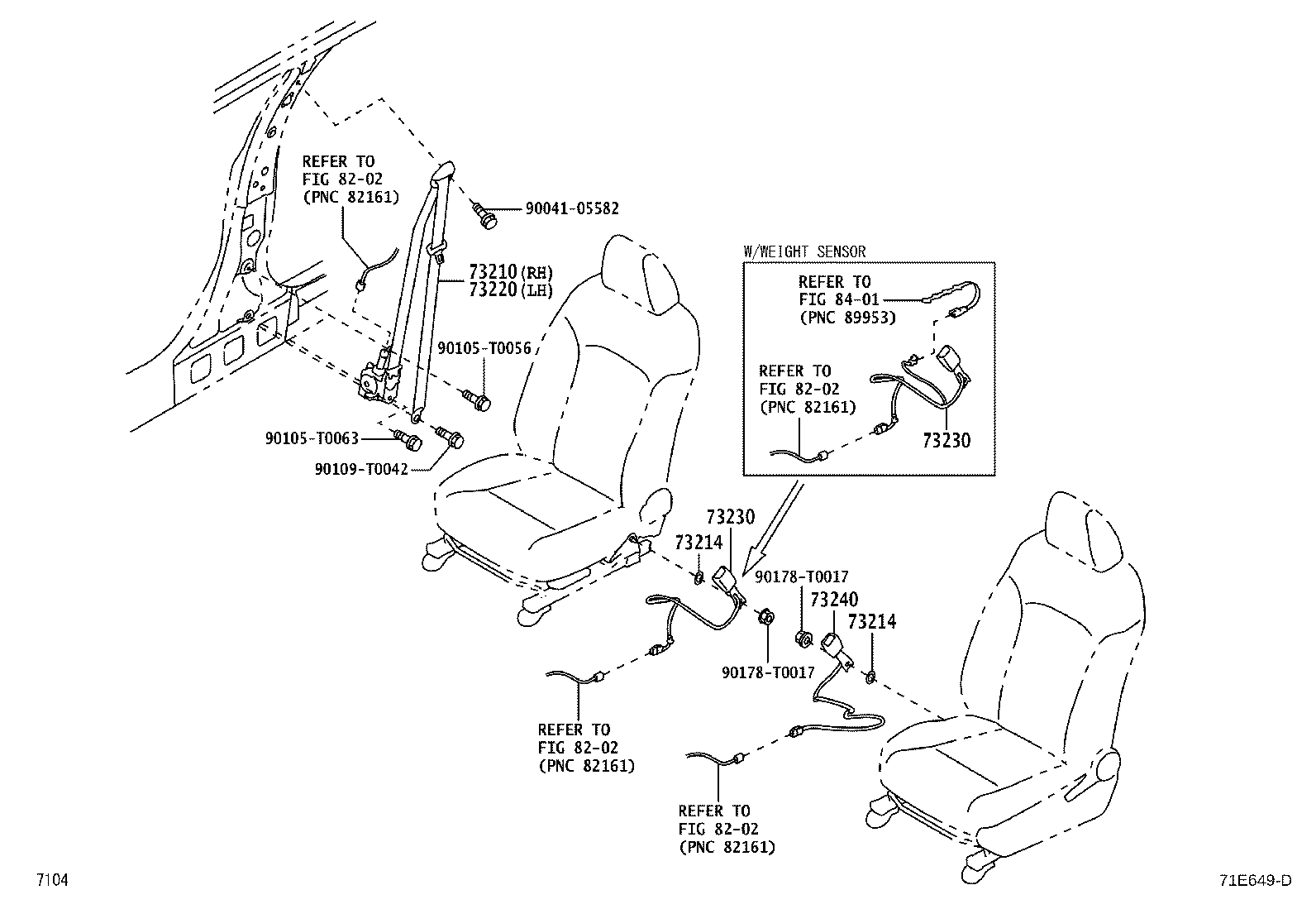Exploded illustration 71E649D
