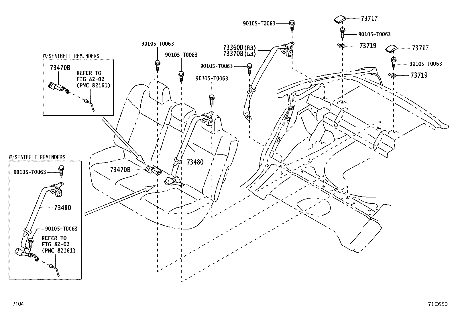 Exploded illustration 71E650