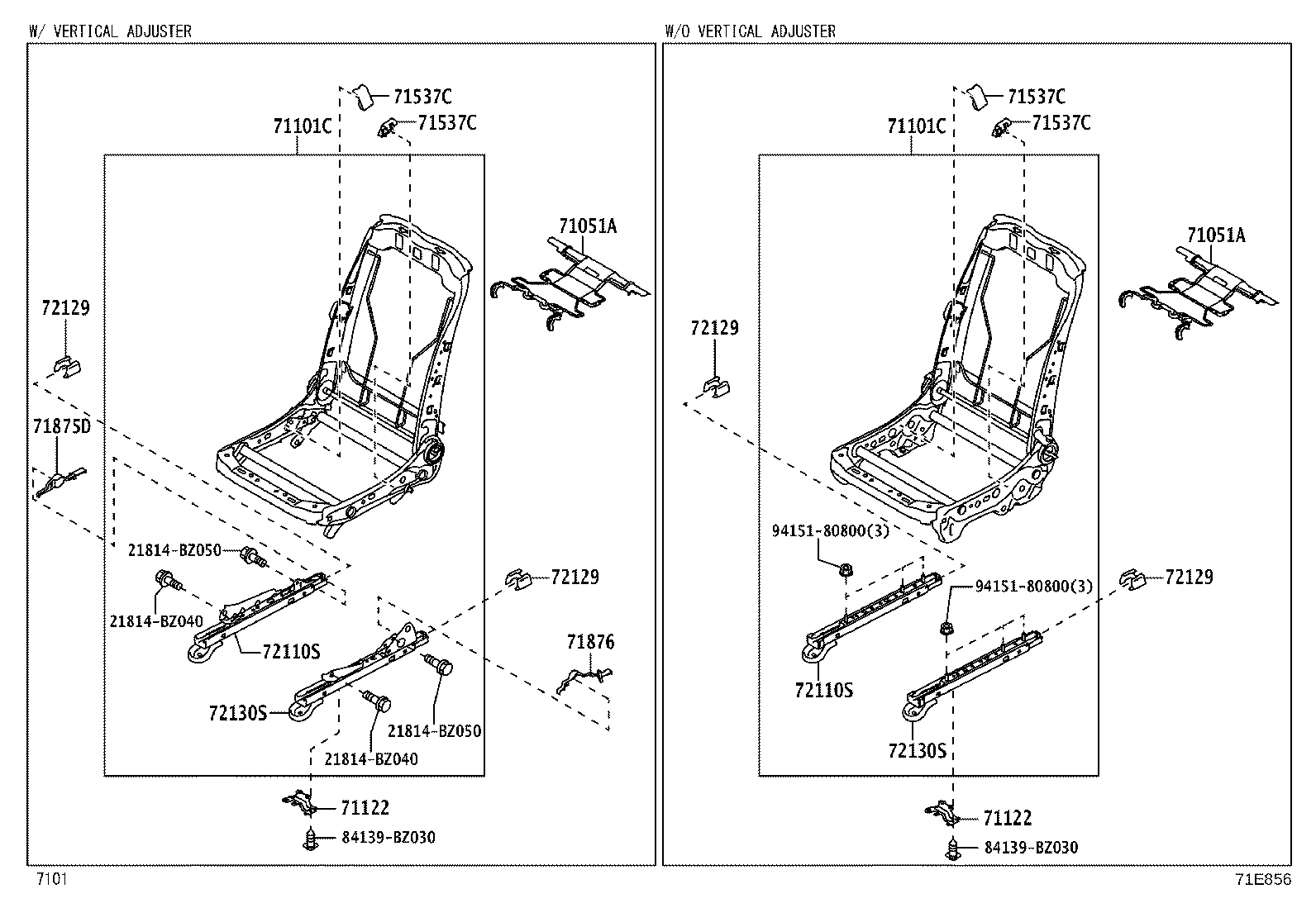 Exploded illustration 71E856