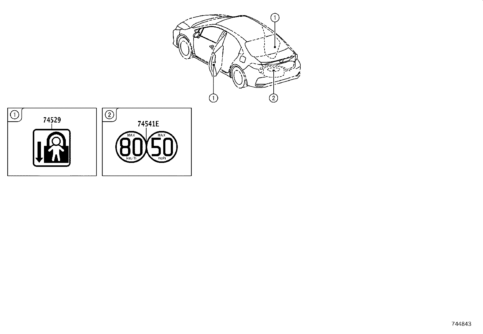 Exploded illustration 744843