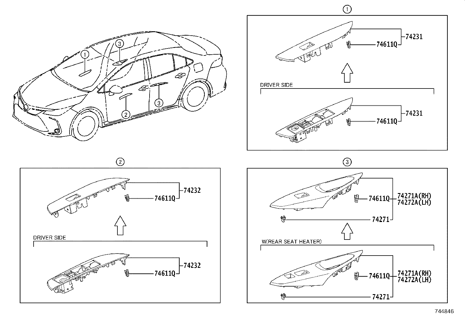 Exploded illustration 744846